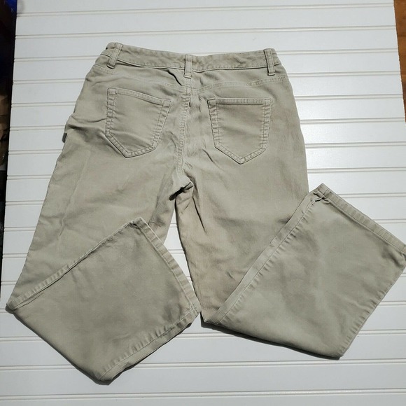 Sonoma corduroys light Ivory cream khaki Bootcut 4 Short Petite 29X27 cords - Picture 5 of 6
